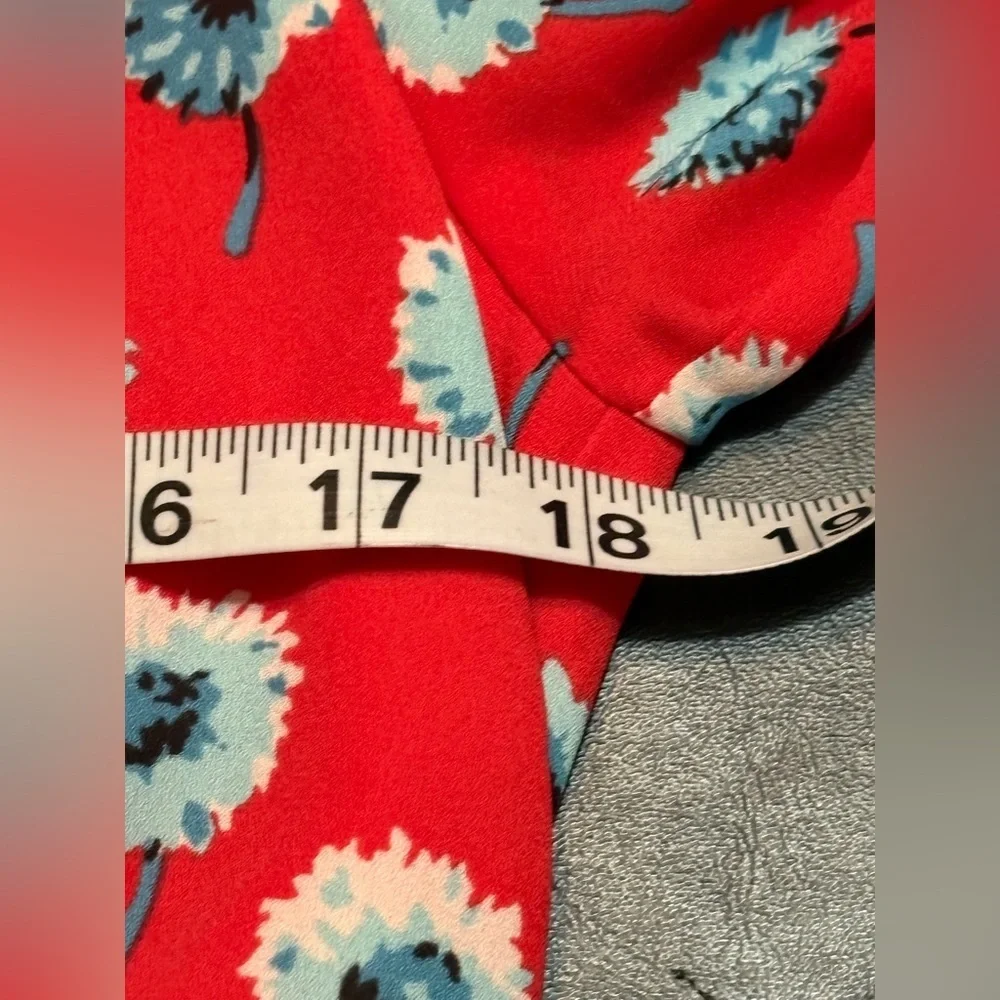 J. Crew Factory Red Longfellow Floral Dress size 8